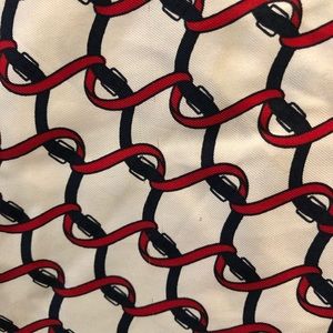 Roberta di Camerino Red, White & Blue Silk Scarf